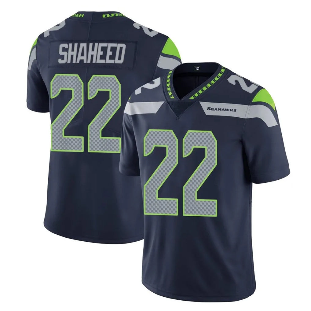 Mdoa S.Seahawks #22 Rashid Shaheed Player Navy Limited Vapor Untouchable Home Game Stitched Jerseys