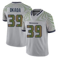 Mdoa S.Seahawks #39 Ty Okada Player Grey Limited 2025 Rivalries Collection Home Game Stitched Jerseys