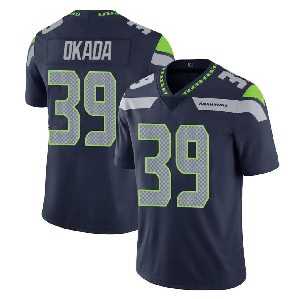 Mdoa S.Seahawks #39 Ty Okada Player Navy Limited Vapor Untouchable Home Game Stitched Jerseys