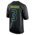 Mdoa S.Seahawks #3 Nick Emmanwori Black Fashion Game Jersey