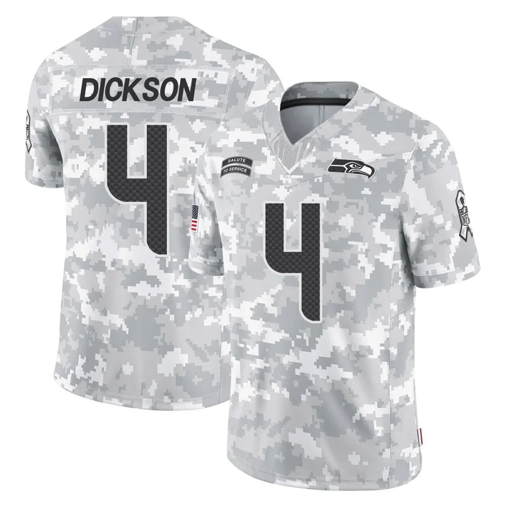 Mdoa S.Seahawks #4 Michael Dickson Player Arctic Camo Limited Salute To Service Home Game Stitched Jerseys