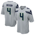 Mdoa S.Seahawks #4 Michael Dickson Player Gray Home Game Stitched Jerseys