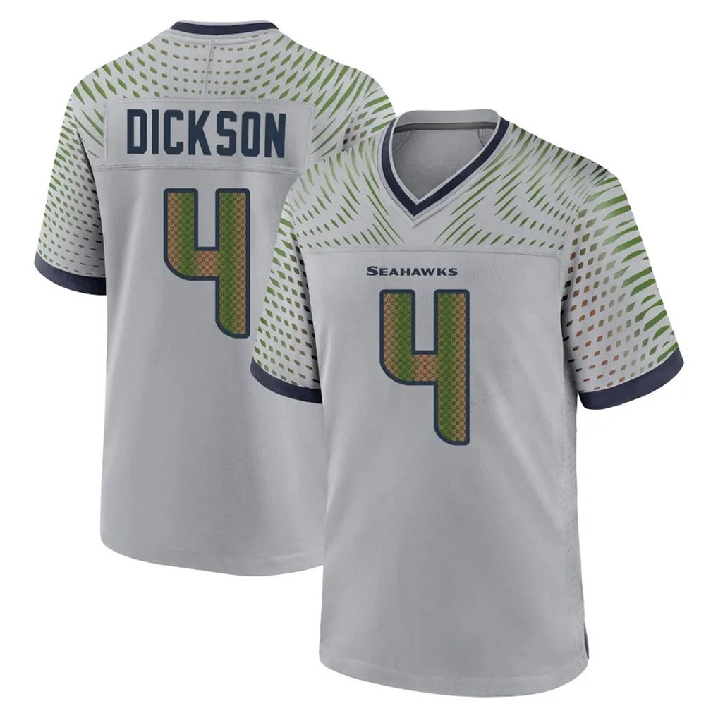 Mdoa S.Seahawks #4 Michael Dickson Player Grey 2025 Rivalries Collection Home Game Stitched Jerseys