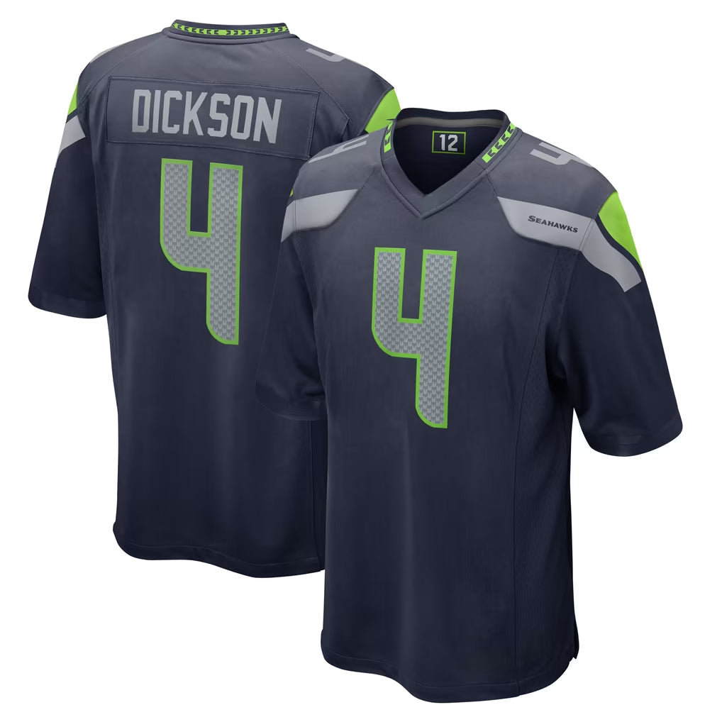 Mdoa S.Seahawks #4 Michael Dickson Player Navy Home Game Stitched Jerseys
