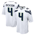Mdoa S.Seahawks #4 Michael Dickson Player White Home Game Stitched Jerseys