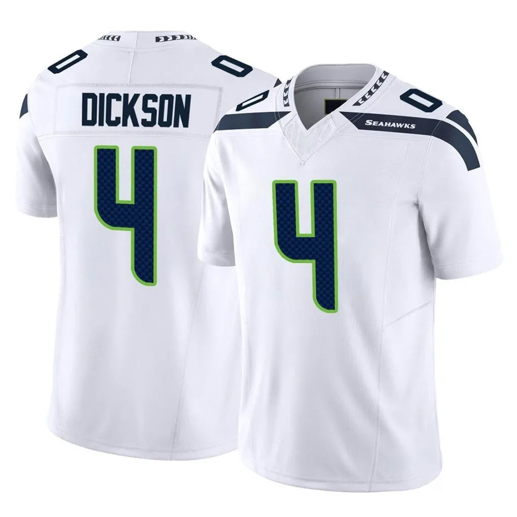 Mdoa S.Seahawks #4 Michael Dickson Player White Limited Vapor F.U.S.E. Home Game Stitched Jerseys