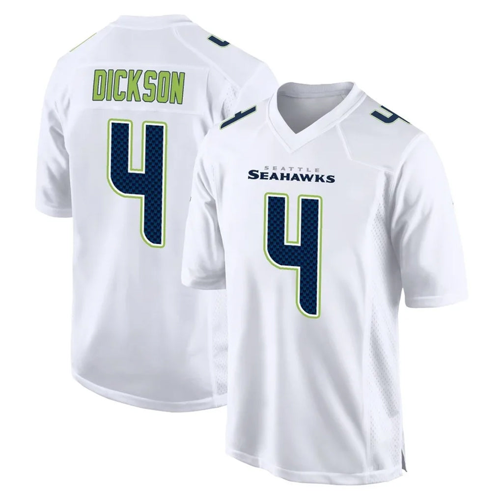 Mdoa S.Seahawks #4 Michael Dickson Player White Tundra Fashion Home Game Stitched Jerseys