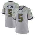 Mdoa S.Seahawks #5 Jason Myers Player Grey 2025 Rivalries Collection Home Game Stitched Jerseys