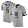 Mdoa S.Seahawks #5 Jason Myers Player Grey Limited 2025 Rivalries Collection Home Game Stitched Jerseys