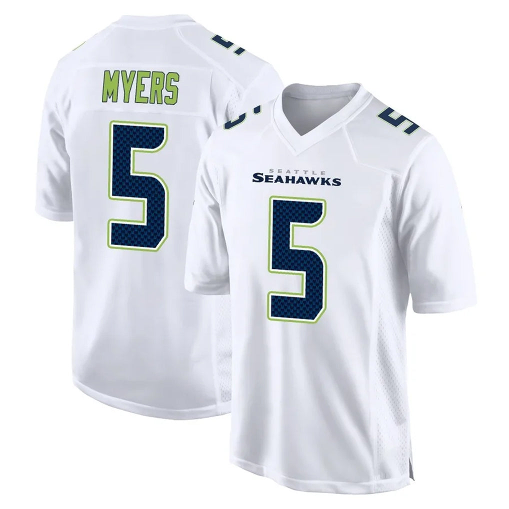Mdoa S.Seahawks #5 Jason Myers Player White Tundra Fashion Home Game Stitched Jerseys