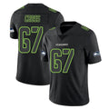 Mdoa S.Seahawks #67 Charles Cross Player Black Impact Limited Home Game Stitched Jerseys
