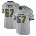 Mdoa S.Seahawks #67 Charles Cross Player Grey Limited 2025 Rivalries Collection Home Game Stitched Jerseys