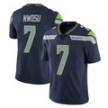 Mdoa S.Seahawks #7 Uchenna Nwosu Player Navy Limited Vapor Untouchable Home Game Stitched Jerseys