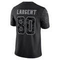 Mdoa S.Seahawks #80 Steve Largent Player Black RFLCTV Limited Stitched Jerseys