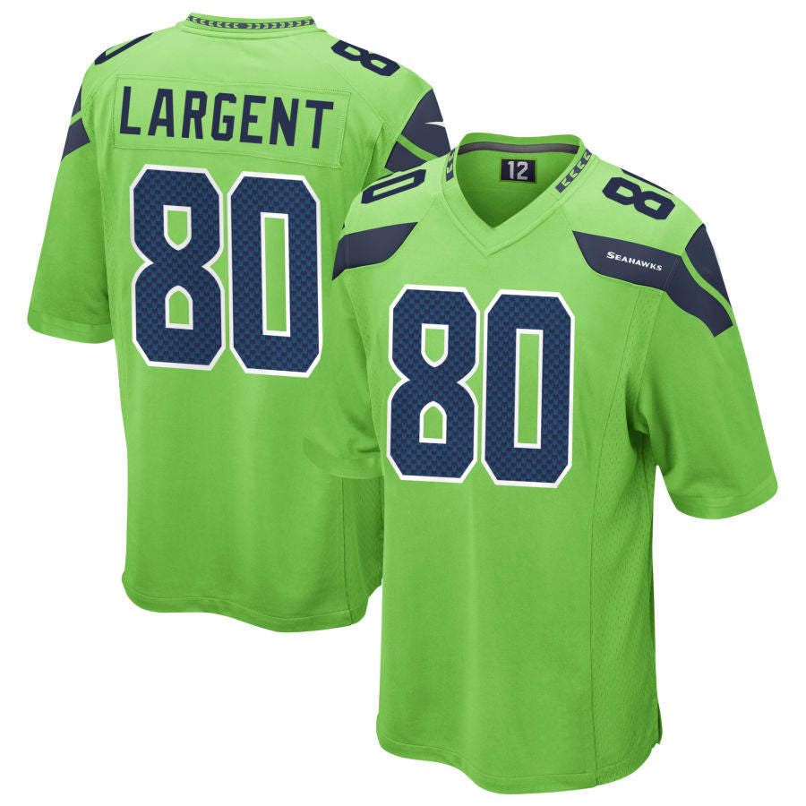Mdoa S.Seahawks #80 Steve Largent Player Green Game Stitched Jerseys