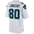 Mdoa S.Seahawks #80 Steve Largent Player White Home Game Stitched Jerseys