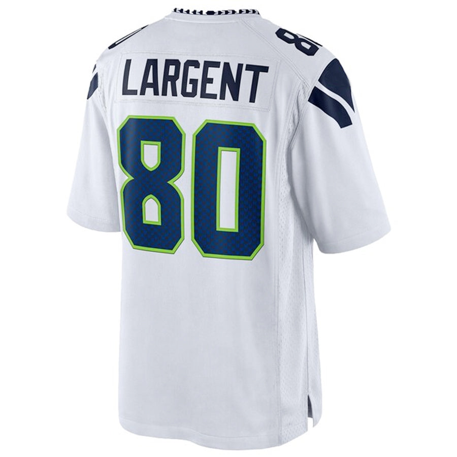 Mdoa S.Seahawks #80 Steve Largent Player White Home Game Stitched Jerseys