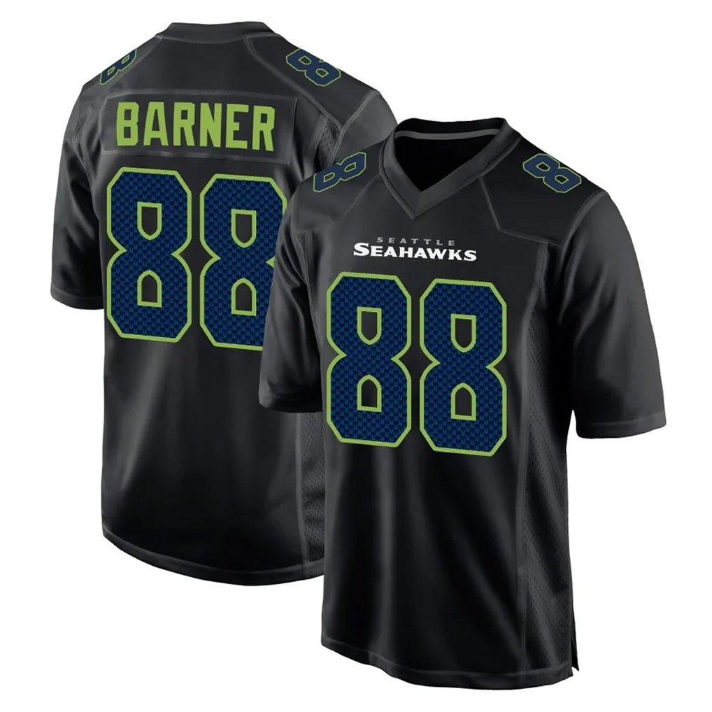 Mdoa S.Seahawks #88 AJ Barner Player Black Limited Fashion Home Game Stitched Jerseys