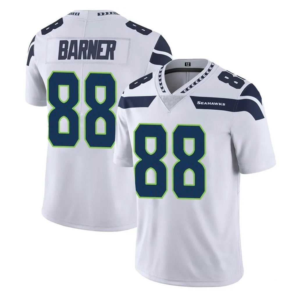 Mdoa S.Seahawks #88 AJ Barner Player White Limited Vapor Untouchable Home Game Stitched Jerseys