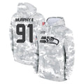 Mdoa S.Seahawks #91 Byron Murphy II Player Arctic Camo Limited Salute to Service Pullover Hoodies Game Stitched Jerseys