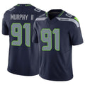 Mdoa S.Seahawks #91 Byron Murphy II Player Navy Limited Vapor F.U.S.E. Home Game Stitched Jerseys