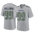 Mdoa S.Seahawks #99 Leonard Williams Player Gray Atmosphere Fashion Home Game Stitched Jerseys