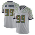 Mdoa S.Seahawks #99 Leonard Williams Player Grey Limited 2025 Rivalries Collection Home Game Stitched Jerseys