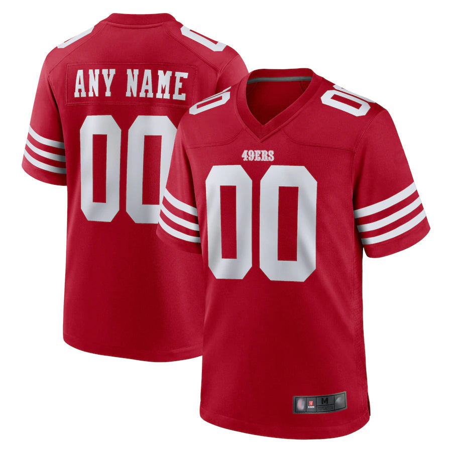 Mdoa Custom SF.49ers Game Home Stitched Jerseys