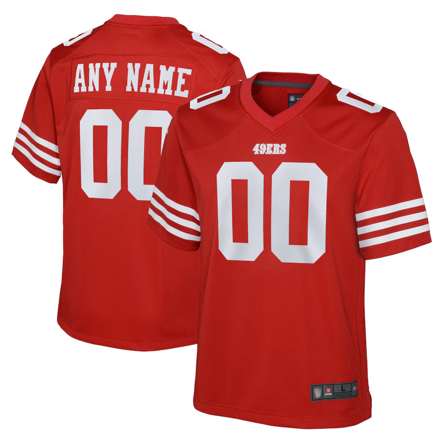 Mdoa Custom SF.49ers Game Team Colour Stitched Jerseys
