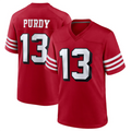 Mdoa SF.49ers #13 Brock Purdy Player Scarlet Alternate Game Stitched Jerseys