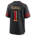 Mdoa SF.49ers #1 Ricky Pearsall 2025 Rivalries Collection Game Jersey - Black
