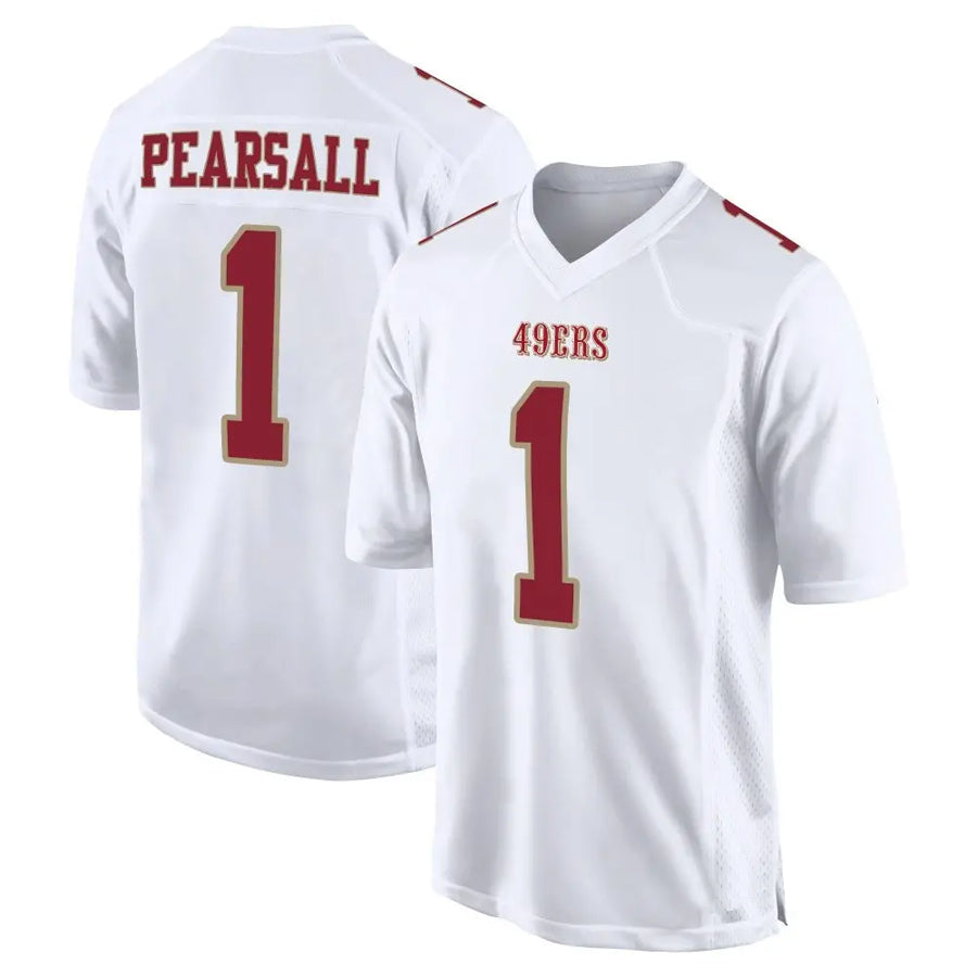 Mdoa SF.49ers #1 Ricky Pearsall Player White Fashion Game Stitched Jerseys