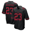 Mdoa SF.49ers #23 Christian McCaffrey Player Black Alternate Home Game Stitched Jerseys