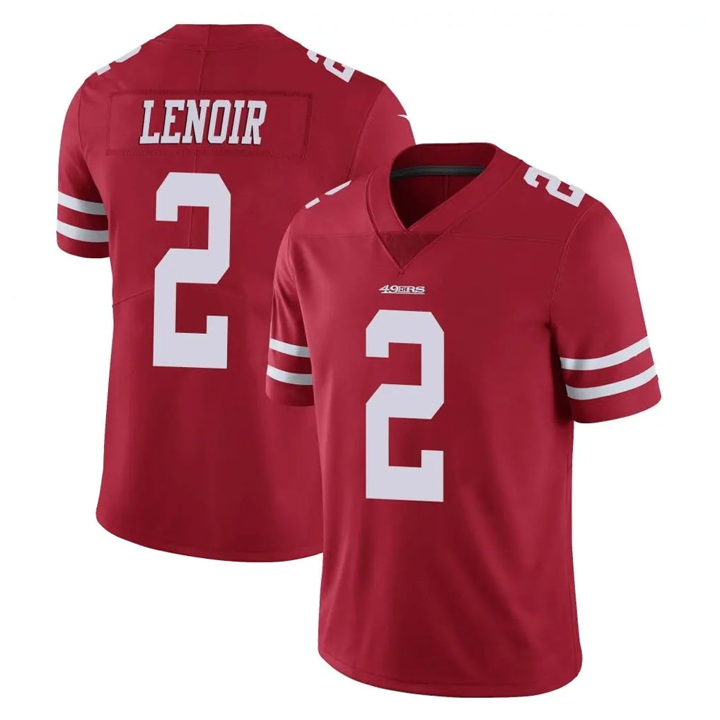 Mdoa SF.49ers #2 Deommodore Lenoir Player Red Limited Vapor Untouchable Home Game Stitched Jerseys