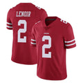 Mdoa SF.49ers #2 Deommodore Lenoir Player Red Limited Vapor Untouchable Home Game Stitched Jerseys