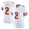 Mdoa SF.49ers #2 Deommodore Lenoir Player White 2025 Rivalries Collection Game Limited Stitched Jerseys