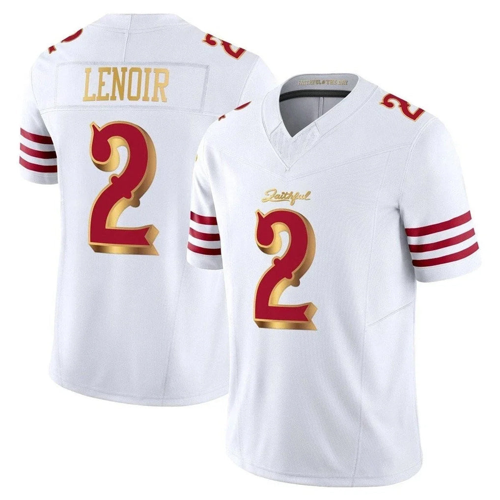Mdoa SF.49ers #2 Deommodore Lenoir Player White 2025 Rivalries Collection Game Limited Stitched Jerseys