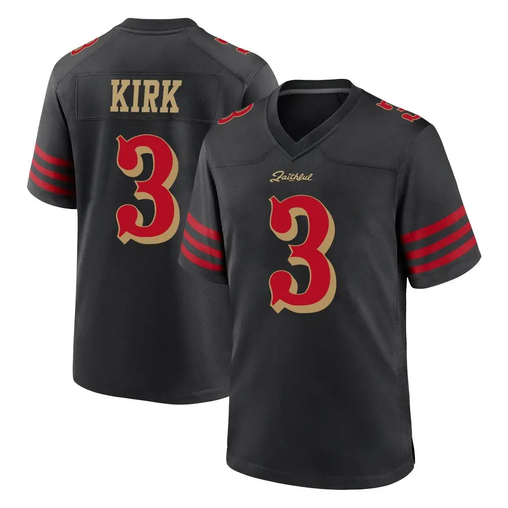 Mdoa SF.49ers #3 Christian Kirk Player Black Rivalries Collection Home Game Stitched Jerseys