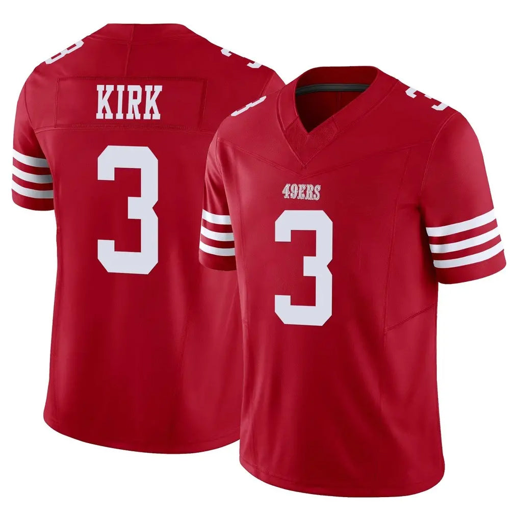 Mdoa SF.49ers #3 Christian Kirk Player Red Limited Vapor F.U.S.E. Home Game Stitched Jerseys