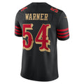 Mdoa SF.49ers #54 Fred Warner Player Rivalries Collection Vapor Limited Black Stitched Jersey