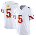 Mdoa SF.49ers #5 Mike Evans Player White 2025 Rivalries Collection Game Limited Stitched Jerseys