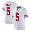 Mdoa SF.49ers #5 Mike Evans Player White Limited Vapor Untouchable Home Game Stitched Jerseys