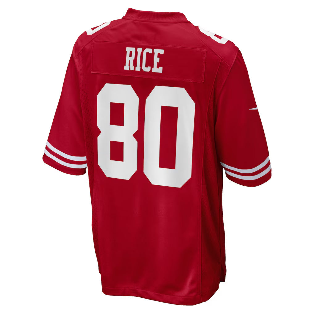 Mdoa SF.49ers #80 Jerry Rice Player Scarlet Game Stitched Jerseys
