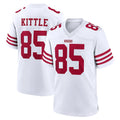 Mdoa SF.49ers #85 George Kittle Player White Game Home Stitched Jerseys