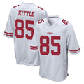 Mdoa SF.49ers #85 George Kittle Player White Home Game Stitched Jerseys