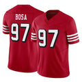 Mdoa SF.49ers #97 Nick Bosa Player Red Limited Alternate Vapor F.U.S.E. Home Game Stitched Jerseys