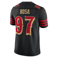 Mdoa SF.49ers #97 Nick Bosa Player Rivalries Collection Vapor Limited Black Stitched Jerseys