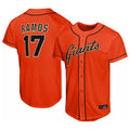 Mdoa SF.Giants #17 Heliot Ramos Player Orange Home Limited Stitched Jerseys