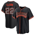 Mdoa SF.Giants #22 Will Clark Player Black Alternate Limited Stitched Jerseys