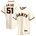 Mdoa SF.Giants #51 Jung Hoo Lee Player Cream Home Game Stitched Jerseys